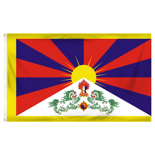 Tibet 3ft x 5ft Printed Polyester Flag