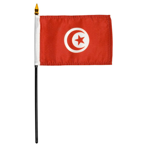 Tunisia flag 4 x 6 inch
