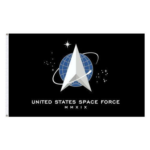 Nylon 5' x 8' US Military Space Force Flag - Made in USA
