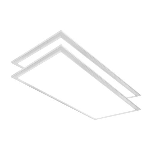 Case of 2 - 2x4 LED Flat Panel Light - Wattage Adjustable 30W/40W/50W - Color Tunable 3K/4K/5K - Euri Lighting