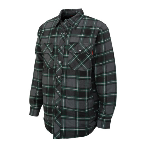 Tough Duck Men's Quilted Lined Flannel Shirt