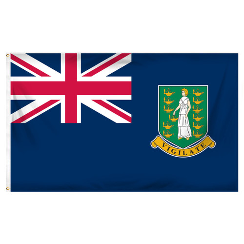 British Virgin Islands 3ft x 5ft Printed Polyester Flag
