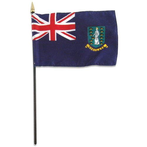 British Virgin Islands Flag 4 x 6 inch