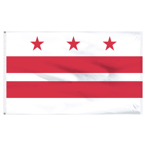 District of Columbia 4' x 6' Indoor Nylon Flag