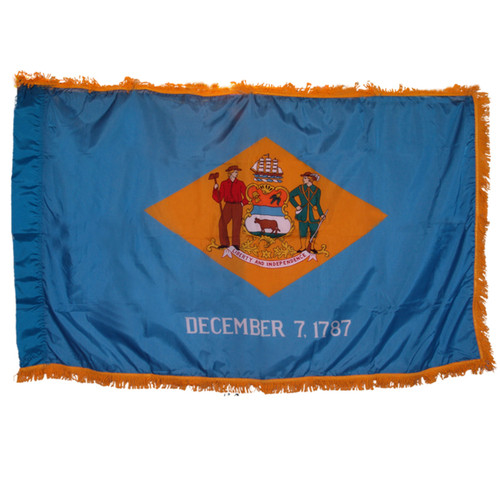 Delaware Flag 3ft x 5ft Nylon Indoor