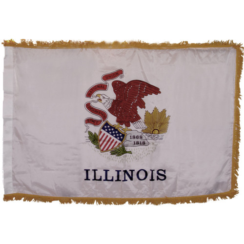 Illinois Flag 3ft x 5ft Nylon Indoor