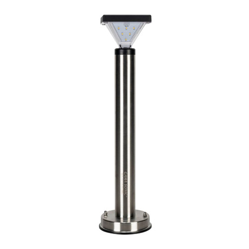 Solar LED Luxor Stainless Steel Bollard Light - Gama Sonic