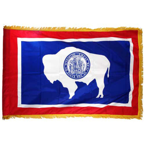 Wyoming Flag 3ft x 5ft Nylon Indoor