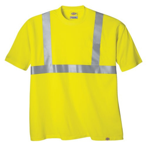 Dickies Men's High-Vis ANSI Class 2 Short Sleeve T-Shirt - VS200 (Medium Only)
