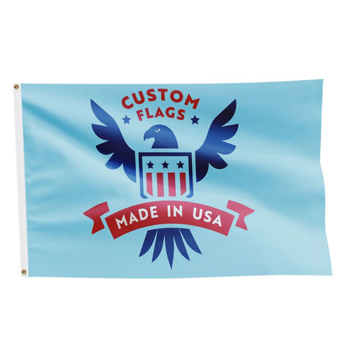 Custom Single Reverse 2.5ft x 4ft Knit Polyester Flag