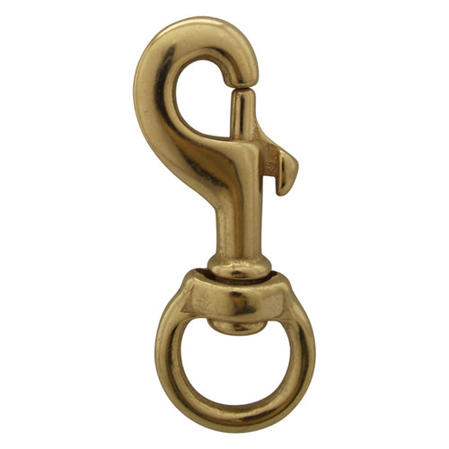 3/4  D Ring annd Swivel Clip Brass 1ct