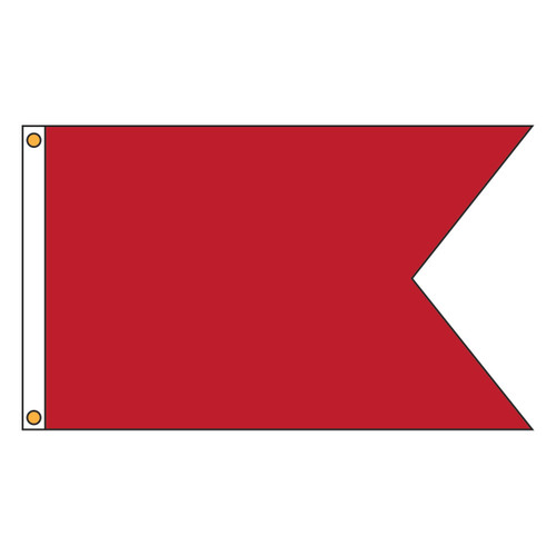 10-In. x 15-In. Custom Guidon Nylon Flag