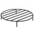 12" Black Steel Fire Pit Grate