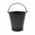 18'' Coal Hod/Pellet Bucket Black