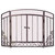 Pilgrim Renaissance Fireplace Screen with Doors - Brushed Bronze