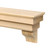 60" Auburn Unfinished Fireplace Shelf by Pearl Mantels