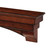 72" Auburn Distressed Cherry Finished Fireplace Shelf by Pearl Mantels