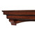 72" Auburn Distressed Cherry Finished Fireplace Shelf by Pearl Mantels