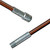 72" Fiberglass Chimney Brush Rod 1/4" NPT, .350 Diameter