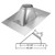 8" Selkirk Adjustable Roof Flashing for 12/12 to 24/12 - 208835