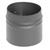 8" x 6" DSP Double Wall Black Stovepipe - DSP-8P6