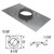 8'' DuraPlus 13'' x 21'' Transition Anchor Plate - 8DP-AP13X21