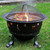 30'' Deep Bronze Stars and Moons Firepit