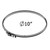 Diagram of Shasta Vent 8 Inch Locking Band