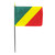 4-In. x 6-In. Congo Republic Stick Flag