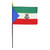 4-In. x 6-In. Equatorial Guinea Stick Flag