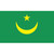 4-In. x 6-In. Mauritania Stick Flag