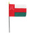 4-In. x 6-In. Oman Stick Flag