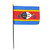 4-In. x 6-In. Swaziland Stick Flag