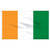 6-Ft. x 10-Ft. Cote D' Ivoire Nylon Flag