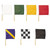 Set of 7 Nylon Racing Flags on Dowels