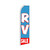 RV Sale Swooper Flag - 11.5ft x 2.5ft