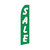 Sale Swooper Flag - Green - 11.5ft x 2.5ft