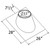 Diagram of 6 Pitch Ventilated Flashing