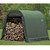 ShelterLogic 8' x 8' x 8' RoundTop Green Storage Shelter