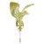 7-Inch Gold Metal Eagle Outdoor Flagpole Topper