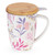 Bailey Botanical Bliss Ceramic Tea Mug & Infuser by Pinky Up