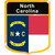 North Carolina Flag Crest Downloadable Clip Art Image