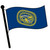 Nebraska Waving Flag Downloadable Clip Art Image