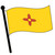 New Mexico Waving Flag Downloadable Clip Art Image
