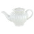White Heirloom Porcelain Teapot - 6 cup