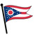 Ohio Waving Flag Downloadable Clip Art Image