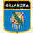 Oklahoma Flag Crest Downloadable Clip Art Image