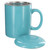 Teaz Cafe Infuser Mug with Lid - 11oz - Turquoise