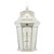 LED Outdoor Wall Flame Lantern Light - 12.5W - 1200 Lumens - 3000K - White Water Glass Finish - Euri Lighting