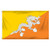 Bhutan Flag 3ft x 5ft Printed Polyester